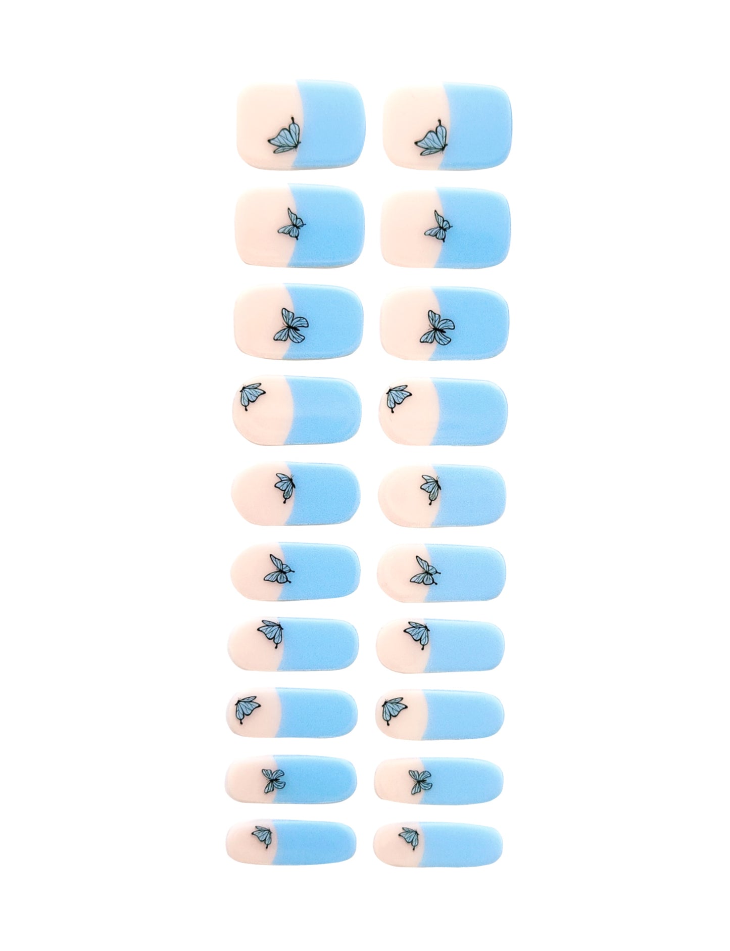 Fluttering Blue
